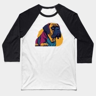 English Mastiff Portrait Baseball T-Shirt